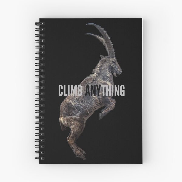 Item preview, Climb Anything Ibex Edition (Black) designed and sold by BravenWild.