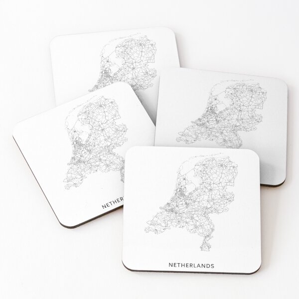 Item preview, Netherlands Map, Art Print By LandSartprints designed and sold by LandSartprints.