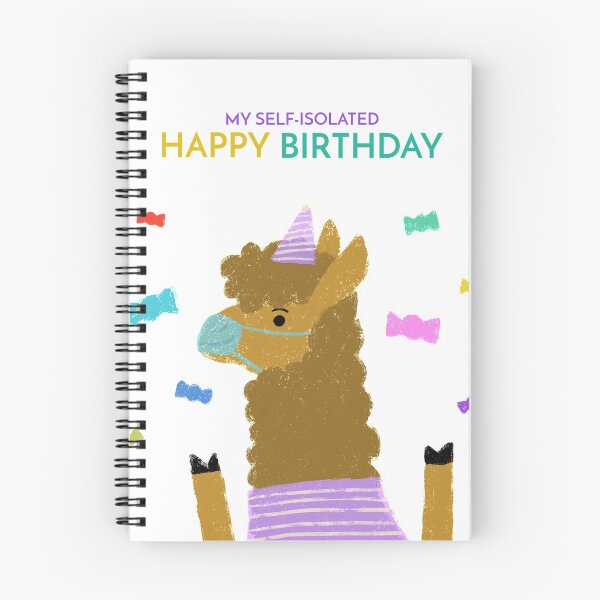 Item preview, My self-isolated Happy Birthday designed and sold by Kaupasi.