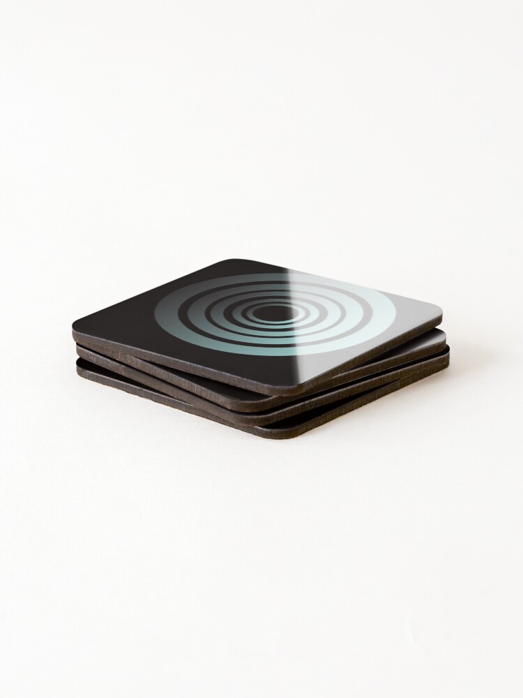 Thumbnail 4 of 5, Coasters (Set of 4), BLACK RINGS designed and sold by julset.