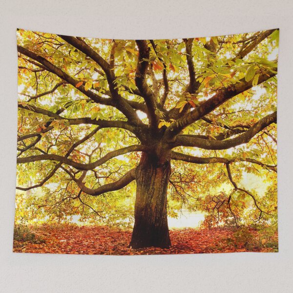 Item preview, Large Brown Autumn Oak Tree designed and sold by kayodeDesign.