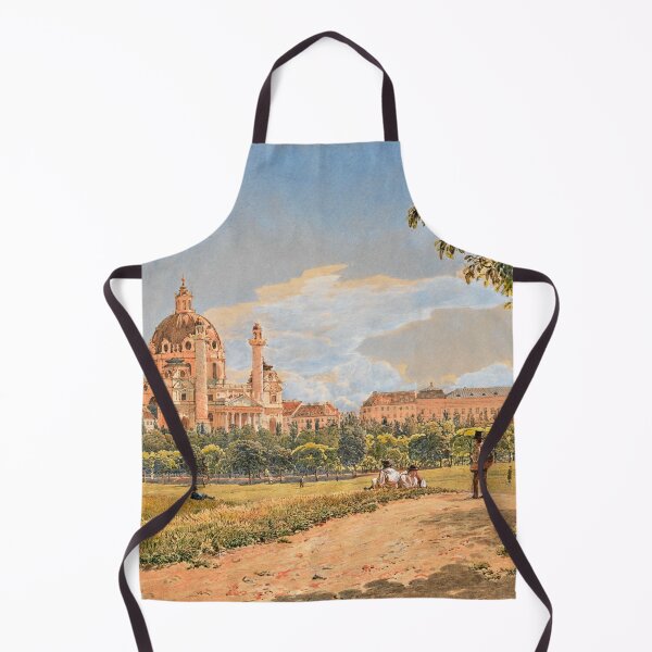 Item preview, Vista de la Iglesia de San Carlos y el Instituto Politécnico de Viena designed and sold by TribesPrints.