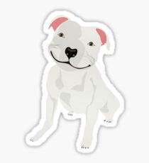 Shiny, Happy Pitbull Smiling BIG Sticker