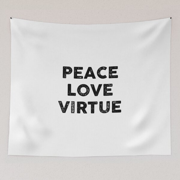 Item preview, Peace love virtue designed and sold by GoldenDov.