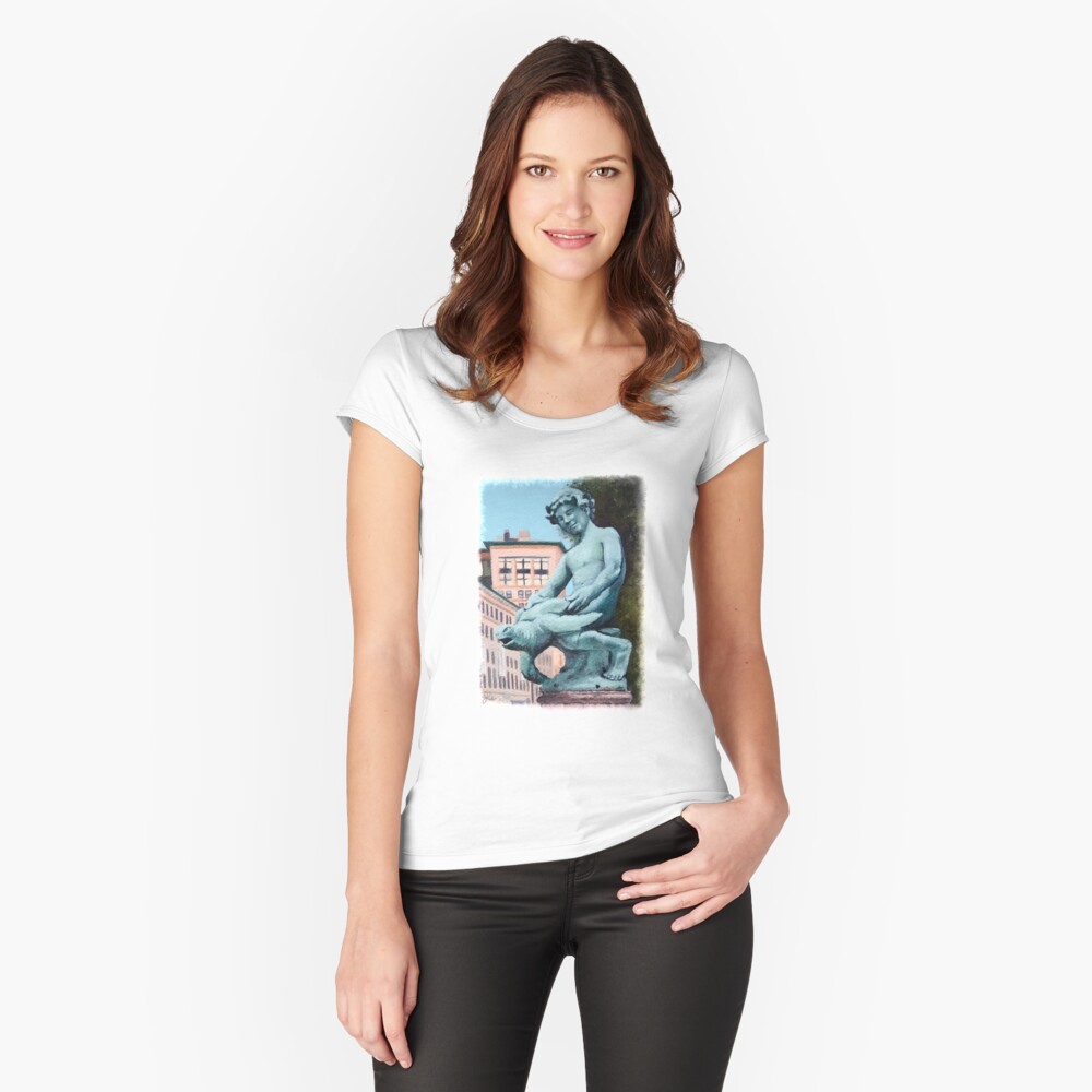 Item preview, Fitted Scoop T-Shirt designed and sold by JLSimpkinsArt.