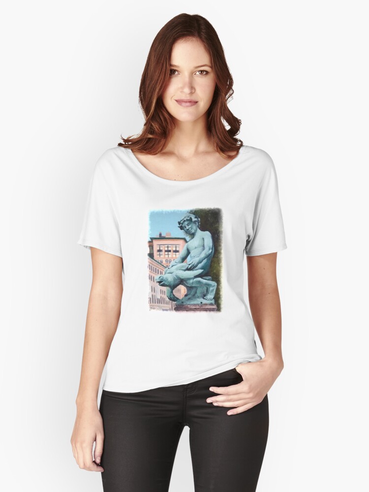 Thumbnail 1 of 3, Relaxed Fit T-Shirt, Turtle Boy designed and sold by JLSimpkinsArt.