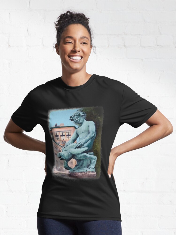 Thumbnail 6 of 7, Active T-Shirt, Turtle Boy designed and sold by JLSimpkinsArt.