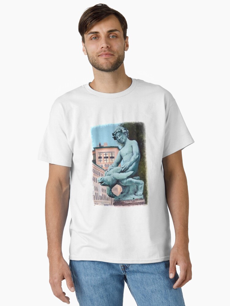 Thumbnail 1 of 7, Classic T-Shirt, Turtle Boy designed and sold by JLSimpkinsArt.