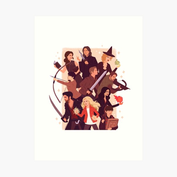 Once Upon a Time Art Print