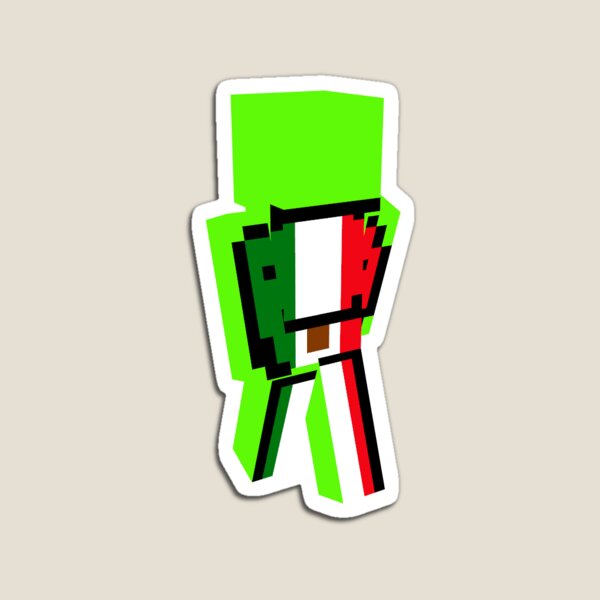 Technoblade Minecraft skin Magnet for Sale by lottedesigns