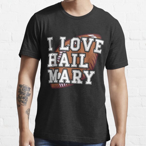 t shirt hail mary football rosary