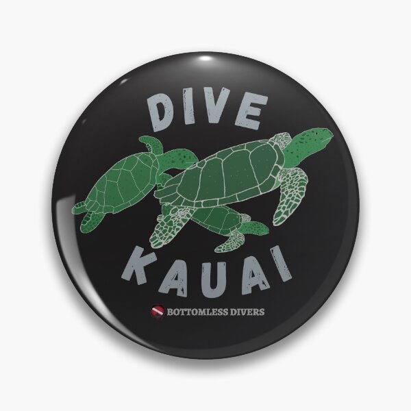 Item preview, Dive Kauai Turtles with Grey Font designed and sold by BottomlessDiver.