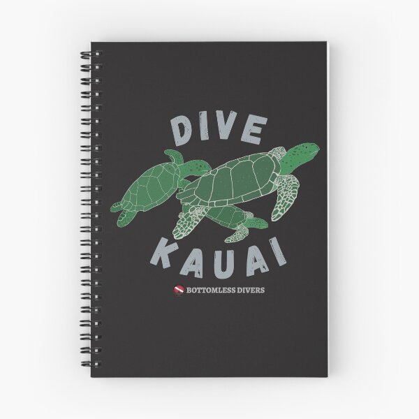 Item preview, Dive Kauai Turtles with Grey Font designed and sold by BottomlessDiver.