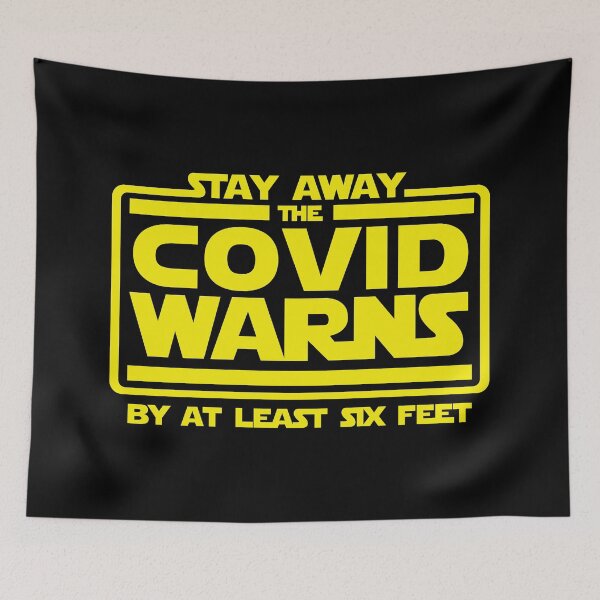 Item preview, Stay Away The Covid Warns designed and sold by Ironickdesigns.