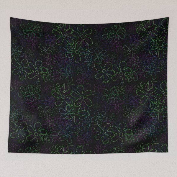 Item preview, Neon Flowers designed and sold by SquareGarden73.