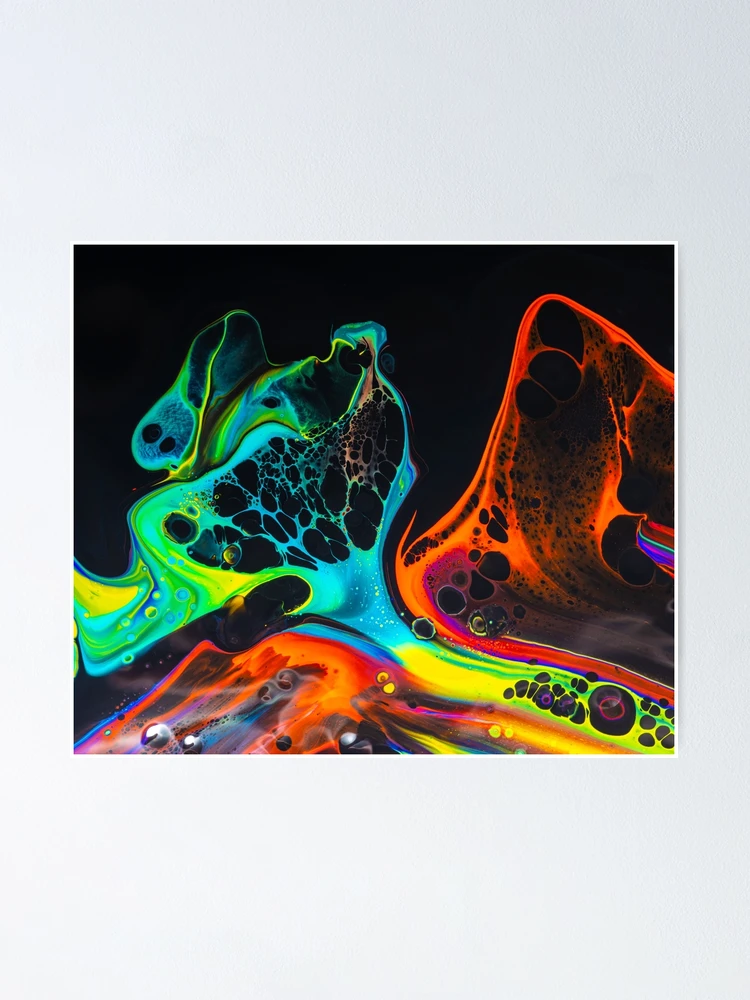 Thumbnail 1 of 3, Poster, Colorful pattern designed and sold by Timegraf.