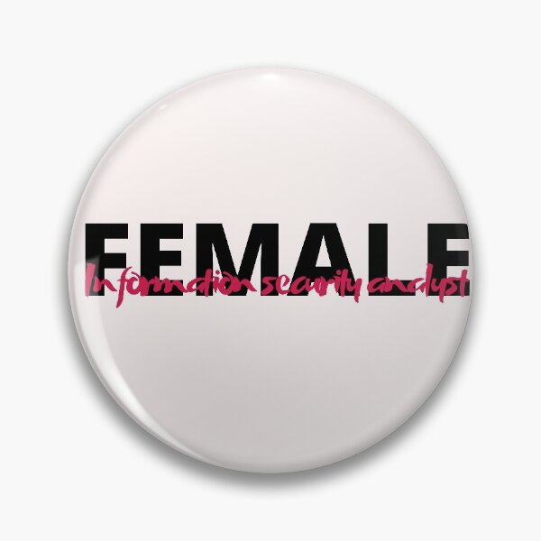 Item preview, Female information security analyst designed and sold by crikz.