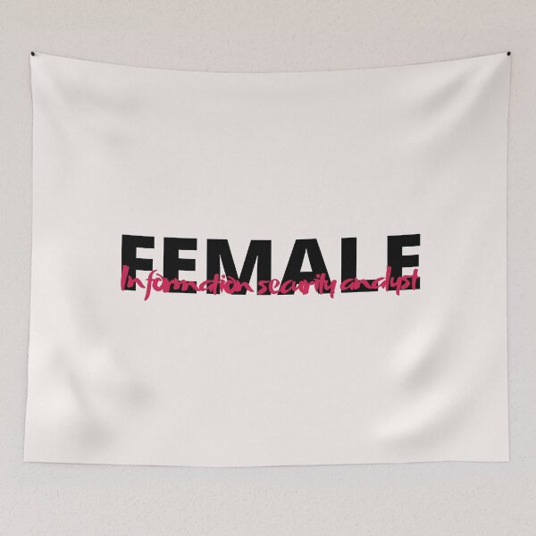 Item preview, Female information security analyst designed and sold by crikz.