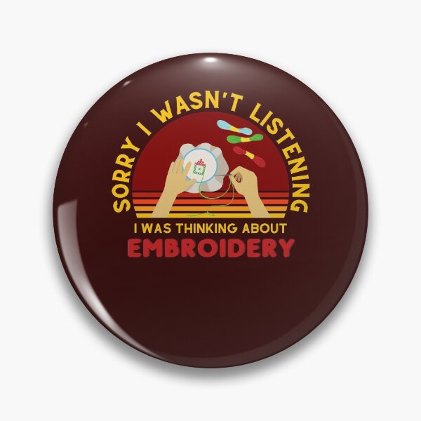Item preview, Embroidery Funny Embroidered Applique Lover Embroidering designed and sold by trendo.