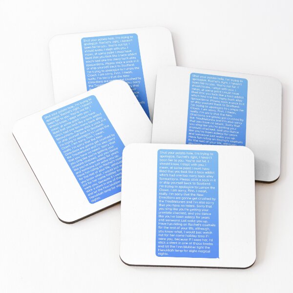 Item preview, Santana's apology to Finn designed and sold by Juliaafterhours.