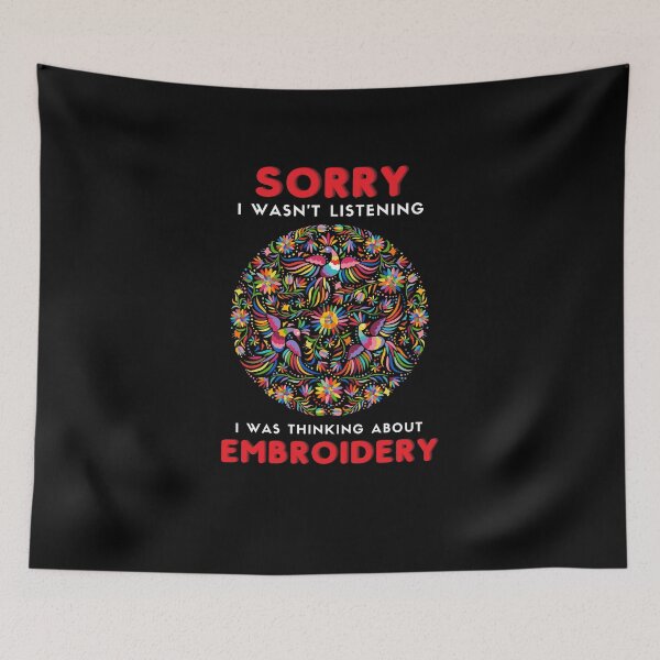Item preview, Embroidery Funny Embroidered Bird Lover Sewing Embroidering designed and sold by trendo.