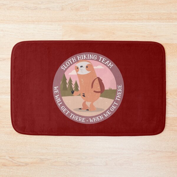 Item preview, sloth hiking team we will get there when we get there funny cartoon designed and sold by Piztees.