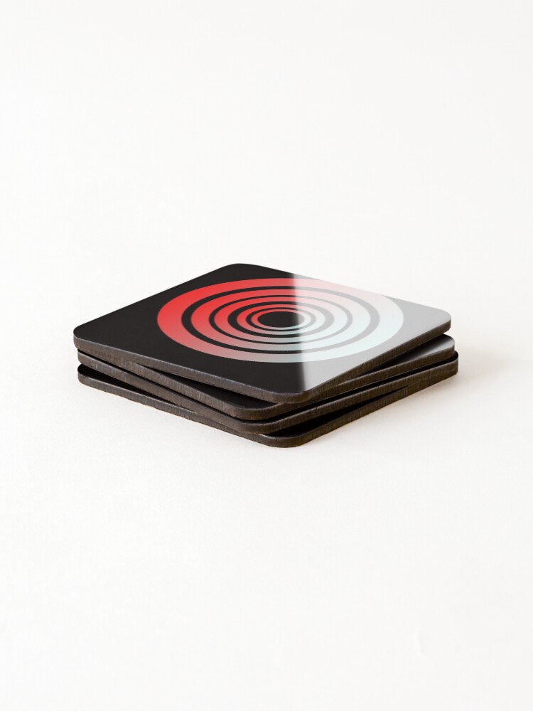 Thumbnail 4 of 5, Coasters (Set of 4), ORANGE RINGS designed and sold by julset.