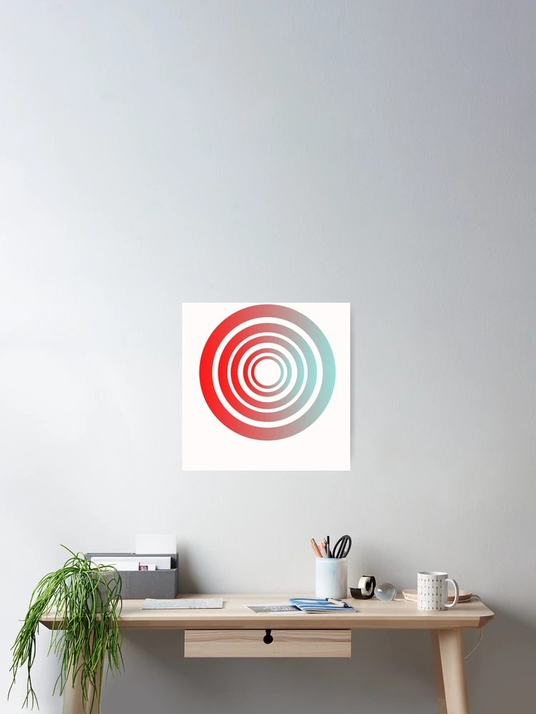 Thumbnail 2 of 3, Poster, ORANGE RINGS designed and sold by julset.