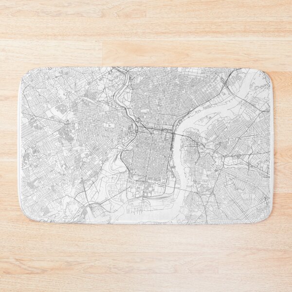Item preview, Philadelphia Map, Art Print By LandSartprints designed and sold by LandSartprints.