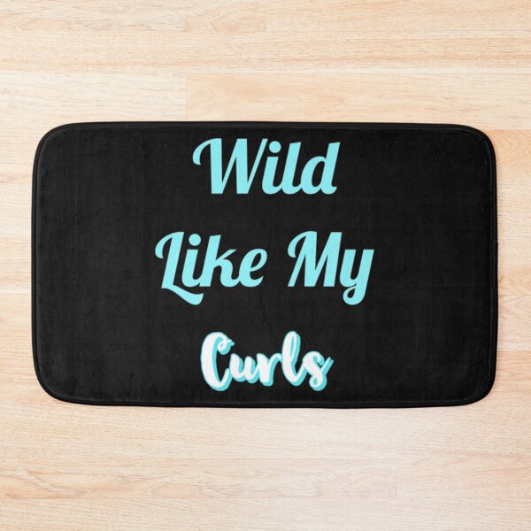 Item preview, Wild Like My Curls Light Blue Font. designed and sold by SacredsDesigns.