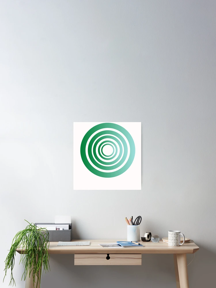 Thumbnail 2 of 3, Poster, GREEN RINGS designed and sold by julset.