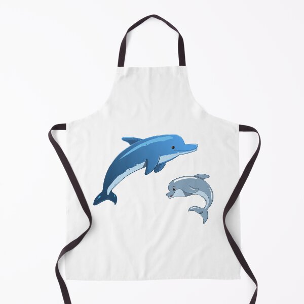 Item preview, Two Dolphins Swimming designed and sold by Fit & Fun Gallery.
