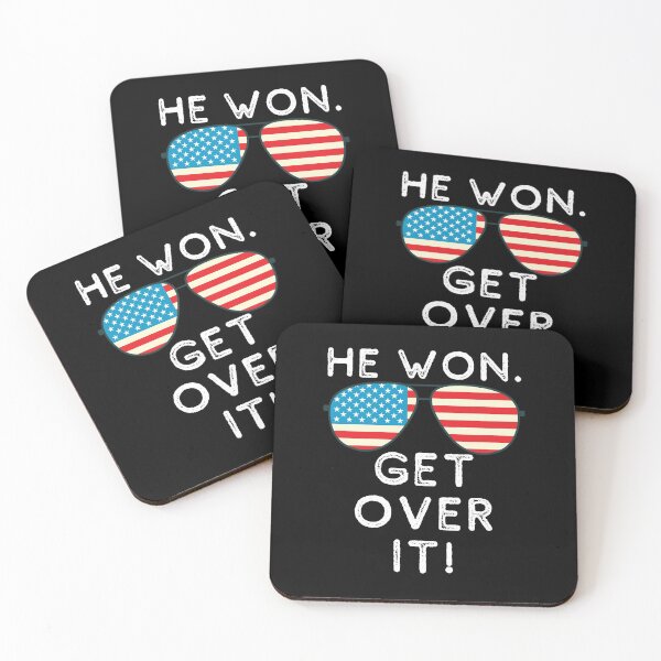 Item preview, He Won. Get Over It - Funny Biden Harris Inauguration 2020 designed and sold by Passion Isles.
