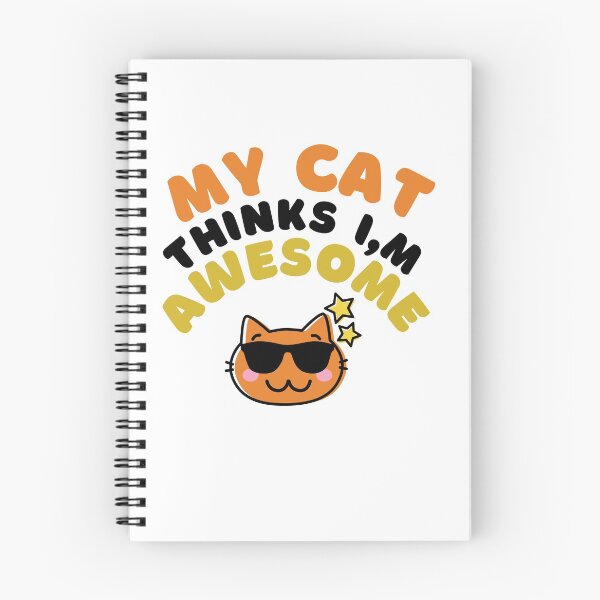 Item preview, My Cat Awesome Funny Shirt Animal Cats Dogs Pets Cute Shirt Laugh Joke Gift Sarcastic Happy Fun Introvert Awkward Geek Hipster Silly Inspirational Motivational Birthday Present designed and sold by EpsilonEridani.
