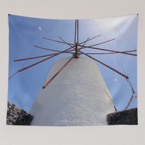 Item preview, Windmill, Santorini, Greece designed and sold by kayodeDesign.