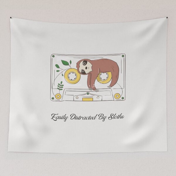 Item preview, Easily Distracted By Sloths designed and sold by ApparelByGriph.