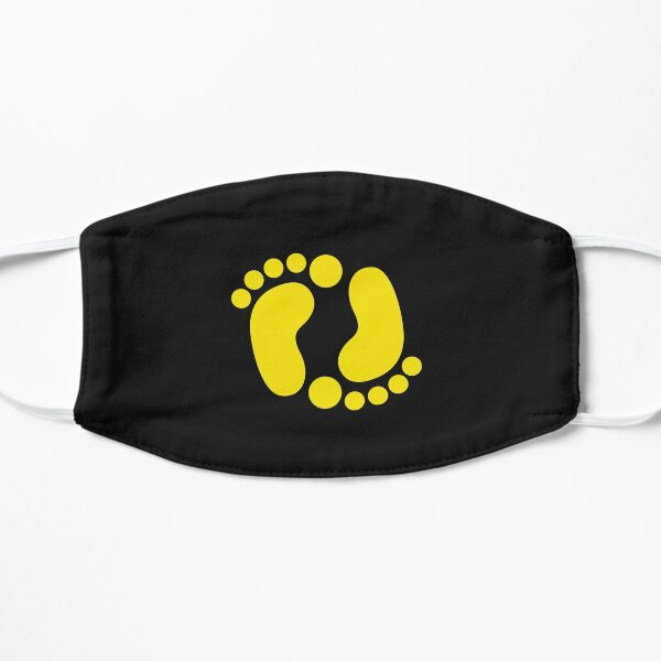 Fußabdruck Flache Maske