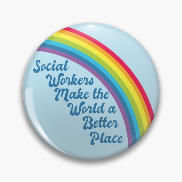 Item preview, Social Work Rainbow Quote designed and sold by Epic Love Designs.