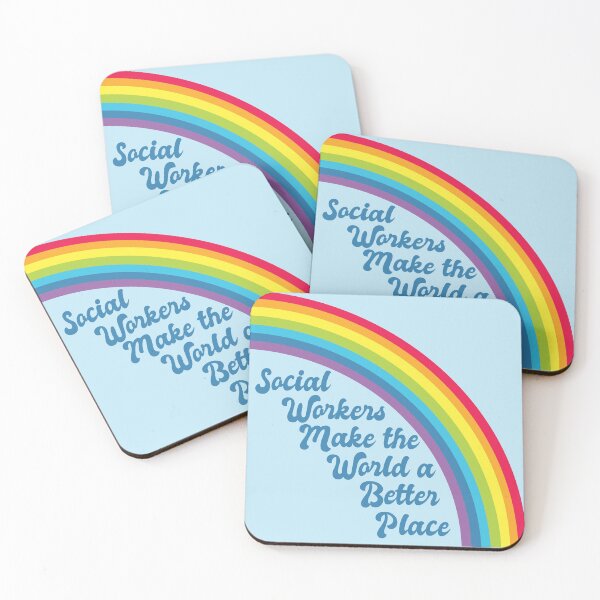 Item preview, Social Work Rainbow Quote designed and sold by Epic Love Designs.