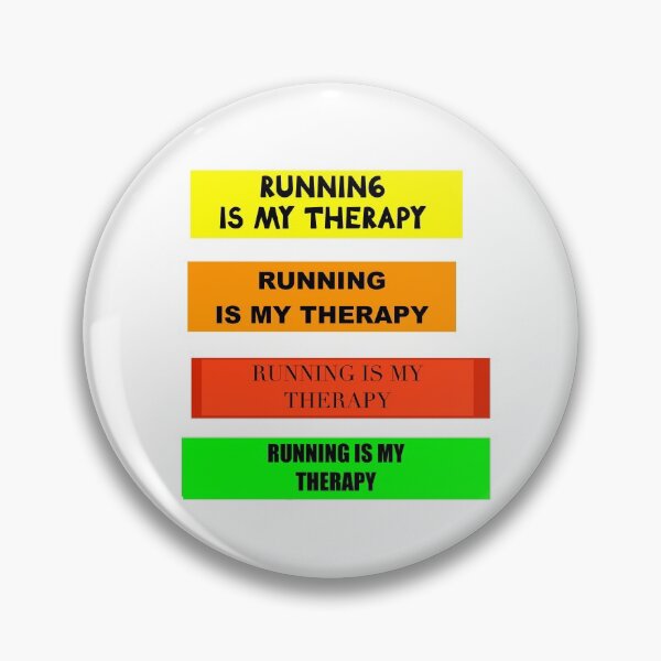 Item preview, running is my therapy designed and sold by sarina G.