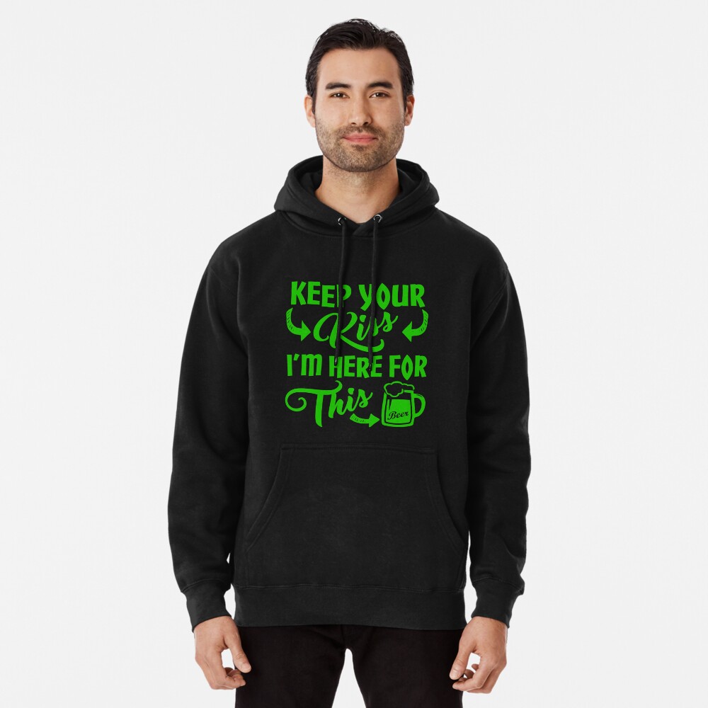 st patrick's day zip up hoodie