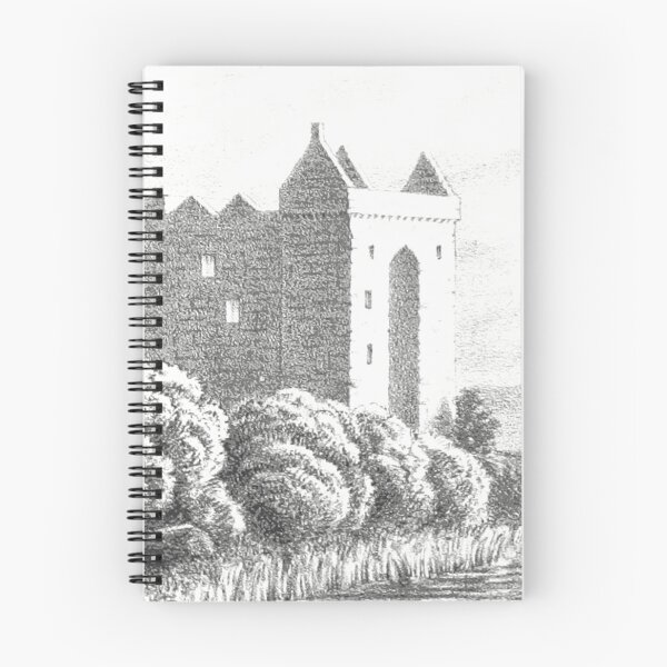 Item preview, Hermitage Castle, Scottish Borders | Vintage Illustration designed and sold by yourscotborders.