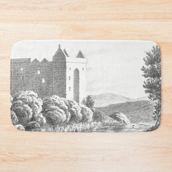 Item preview, Hermitage Castle, Scottish Borders | Vintage Illustration designed and sold by yourscotborders.
