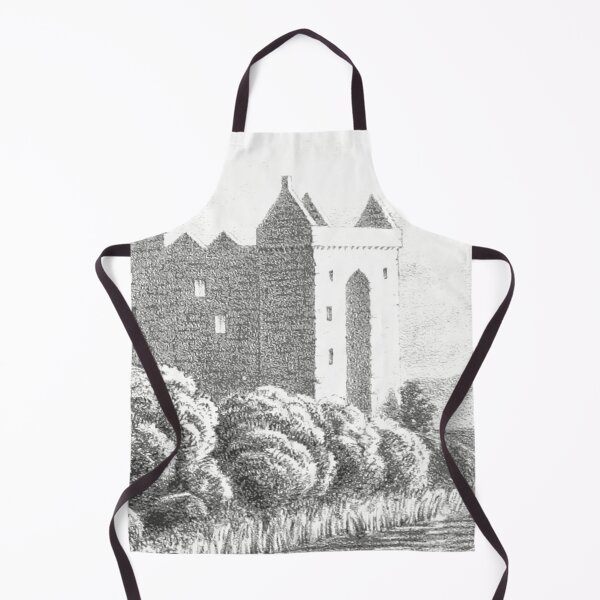 Item preview, Hermitage Castle, Scottish Borders | Vintage Illustration designed and sold by yourscotborders.