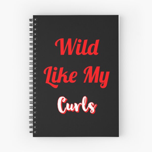Item preview, Wild Like My Curls Red Font. designed and sold by SacredsDesigns.