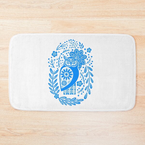 Item preview, Owl and flowers - folklore inspired designed and sold by Print N Stuff by Cristina Stancu.