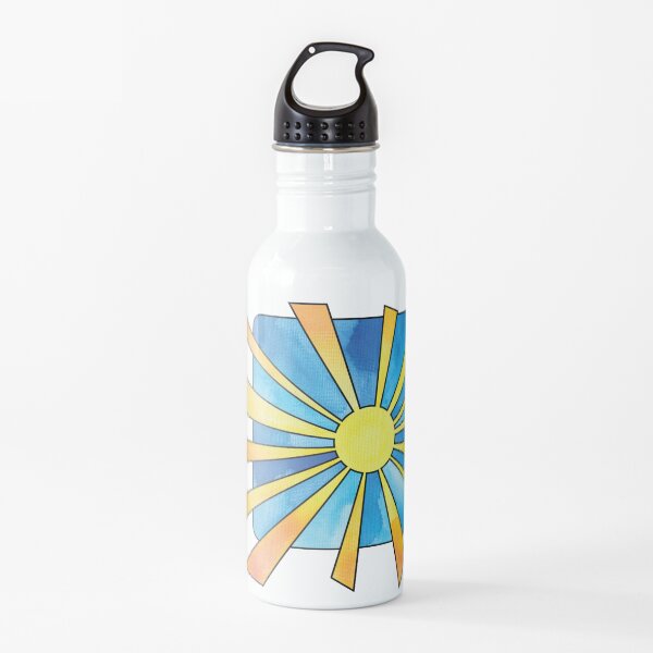 Square Sunburst Water Bottle