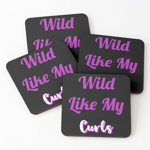 Item preview, Wild Like My Curls Purple Font. designed and sold by SacredsDesigns.