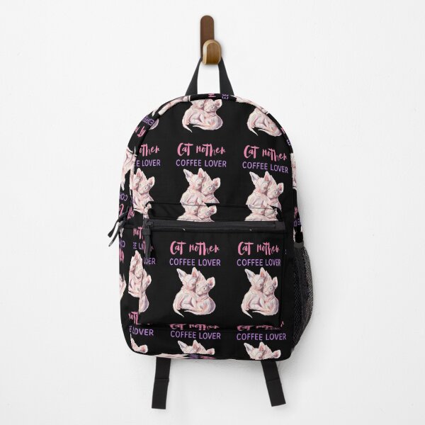 Item preview, Cat mother coffee lover. Two sphynx kittens. Cat mother gift designed and sold by orangerinka.