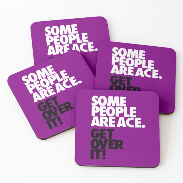 Item preview, Some People Are Ace - Black & Whte designed and sold by ArtOverChaos.